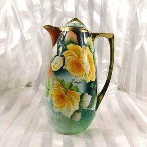 Royal Austria Hand Painted and Signed Coffee Pot # 27077